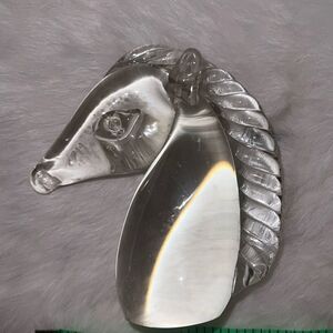 Crystal horse  paperweight